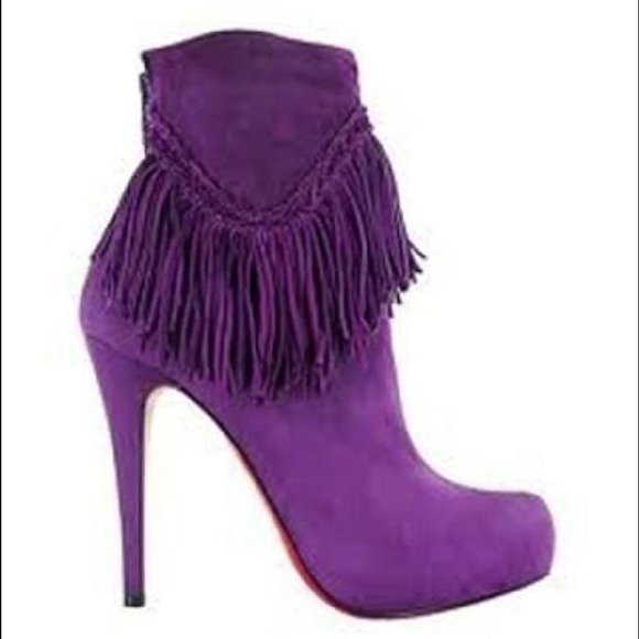 💜Christian Louboutin💜         💜 Rom Booties  💜 - Picture 3 of 6